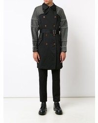 Trench noir Comme Des Garcons Homme Plus