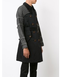 Trench noir Comme Des Garcons Homme Plus