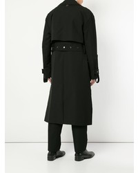 Trench noir Wooyoungmi