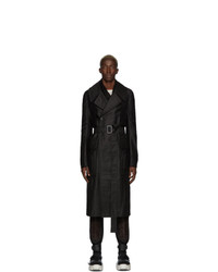 Trench noir Rick Owens
