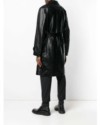 Trench noir Alexander McQueen