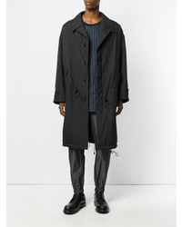 Trench noir Yohji Yamamoto