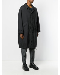 Trench noir Yohji Yamamoto