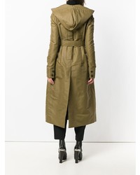 Trench olive Rick Owens