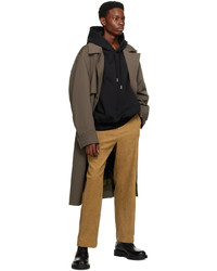 Trench olive Solid Homme