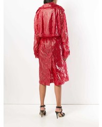 Trench rouge Christopher Kane