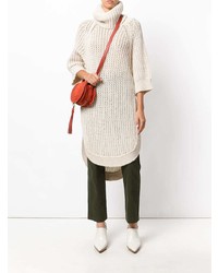 Tunique en tricot beige Chloé