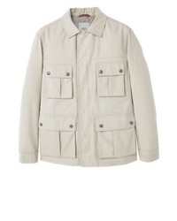 Veste beige Mango
