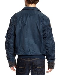 Veste bleu marine Schott NYC