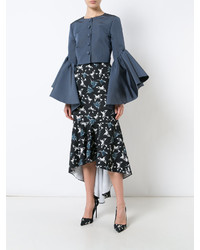 Veste bleue Christian Siriano