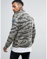 Veste camouflage olive Replay