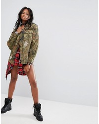 Veste camouflage olive Reclaimed Vintage