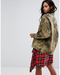 Veste camouflage olive Reclaimed Vintage