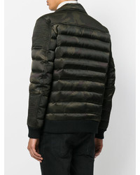 Veste camouflage vert foncé Balmain