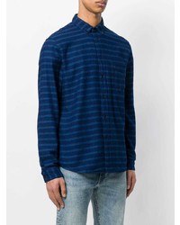Veste-chemise à rayures horizontales bleu marine Levi's