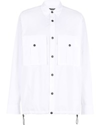Veste-chemise blanche Balmain