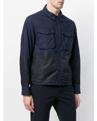 Veste-chemise bleu marine Moncler