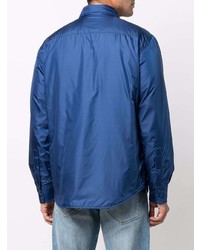 Veste-chemise bleu marine Aspesi