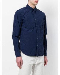 Veste-chemise bleu marine Aspesi
