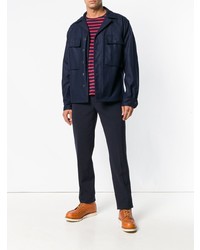 Veste-chemise bleu marine East Harbour Surplus