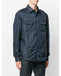 Veste-chemise bleu marine Aspesi