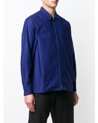 Veste-chemise bleu marine Marni