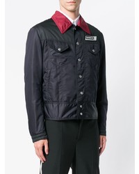 Veste-chemise bleu marine Givenchy