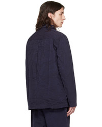 Veste-chemise bleu marine Casey Casey