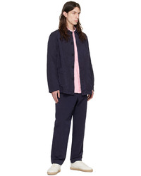 Veste-chemise bleu marine Casey Casey