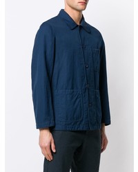 Veste-chemise bleu marine Aspesi