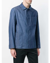 Veste-chemise bleue Tonello Cs