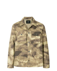 Veste-chemise camouflage marron clair Blood Brother