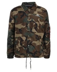 Veste-chemise camouflage marron foncé Alpha Industries