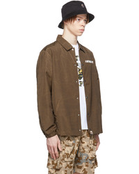 Veste-chemise camouflage marron BAPE