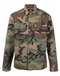 Veste-chemise camouflage olive Ralph Lauren RRL