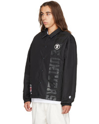 Veste-chemise écossaise bleue AAPE BY A BATHING APE