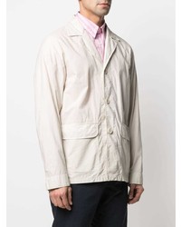 Veste-chemise en coton beige Aspesi