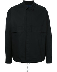 Veste-chemise en coton noire Juun.J