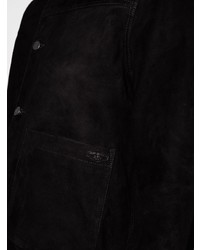 Veste-chemise en daim noire Nudie Jeans