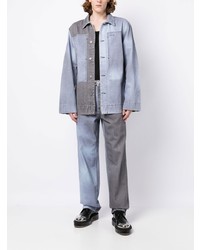 Veste-chemise en denim bleu clair Objects IV Life