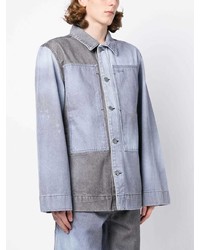 Veste-chemise en denim bleu clair Objects IV Life