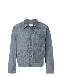 Veste-chemise en denim bleue Engineered Garments