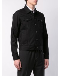 Veste-chemise en denim noire Givenchy