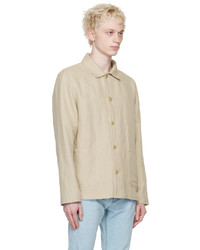 Veste-chemise en lin beige A.P.C.