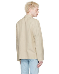 Veste-chemise en lin beige A.P.C.