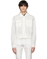 Veste-chemise en nylon blanche Kanghyuk