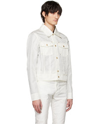 Veste-chemise en nylon blanche Kanghyuk