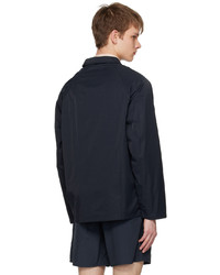 Veste-chemise en nylon bleu marine Adsum