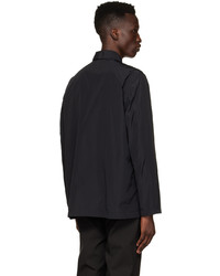 Veste-chemise en nylon noire Dunhill