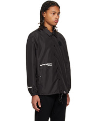 Veste-chemise en nylon noire AAPE BY A BATHING APE